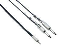 BT550M - Cavo Interlink serie special mini jack stereo 3.5 mm - 2 x jack mono Ø 6.3 mm