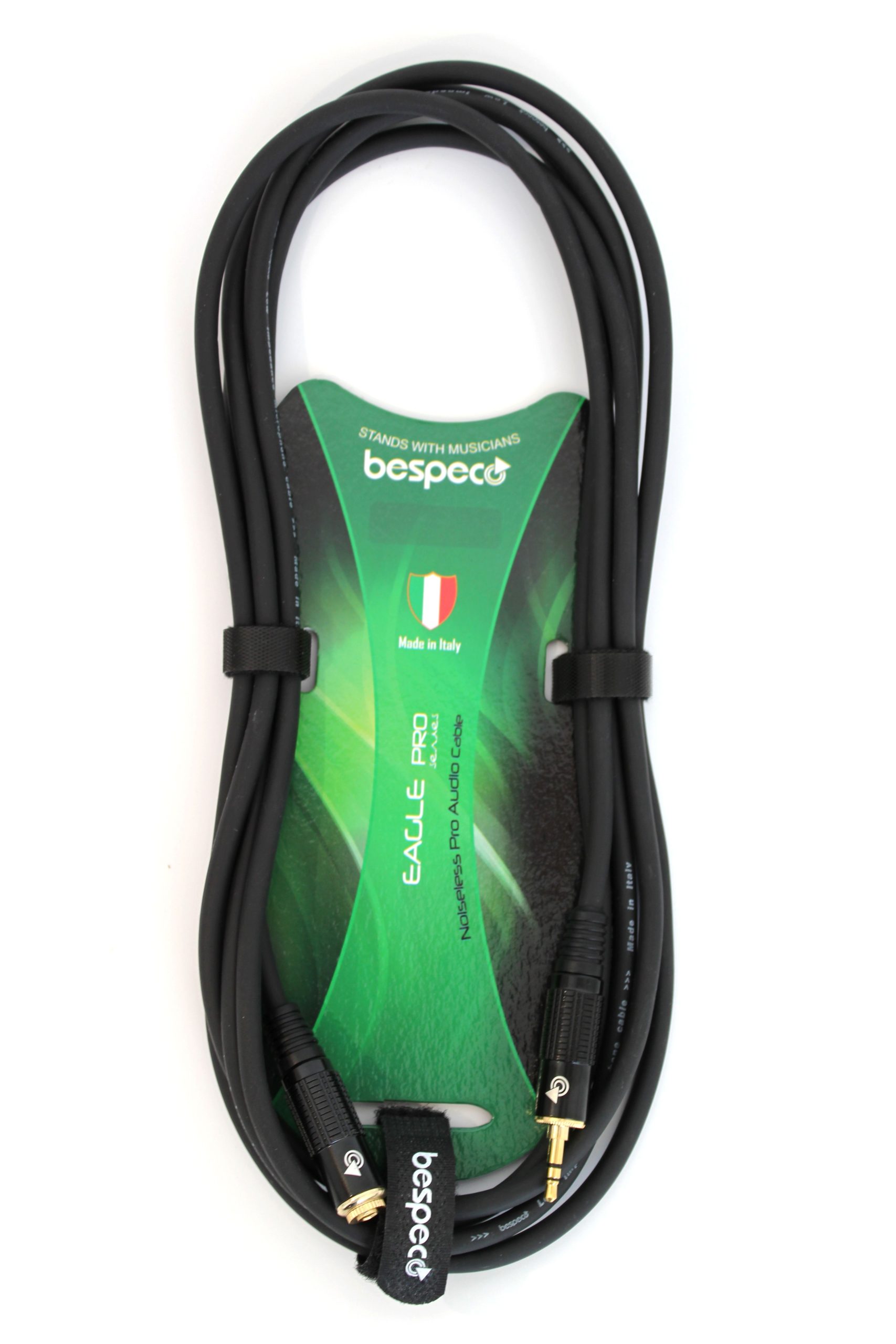 Bespeco Eagle Pro extension cable for headphones Ø 3,5 mm stereo jack Ø 3,5 mm stereo jack