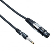 Microphone cables - Ø 6,3 mm jack - cannon female
