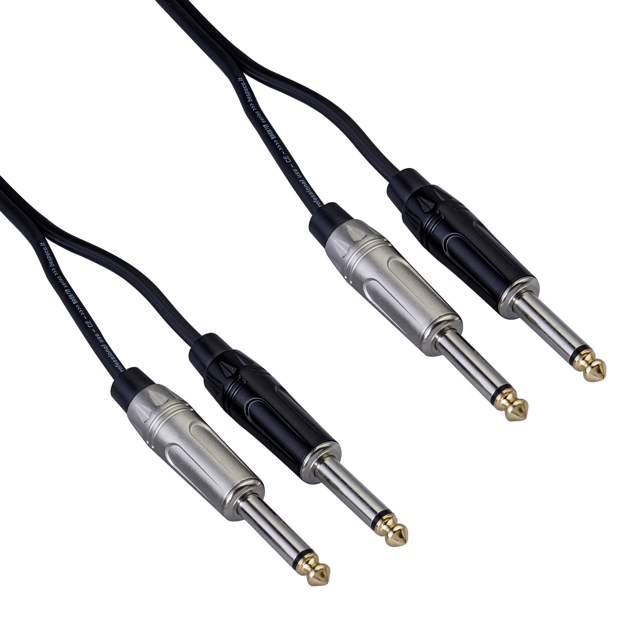 Cavo serie Rock-It interlink - 2 x jack Ø 6,3 mm - 2 x jack Ø 6,3 mm