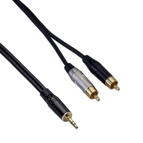 Cavo interlink serie Rock-It  - jack stereo Ø 3,5 mm - 2 x RCA