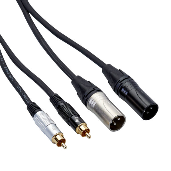 Cavo Eagle Pro interlink - 2 x RCA - 2 x cannon maschi