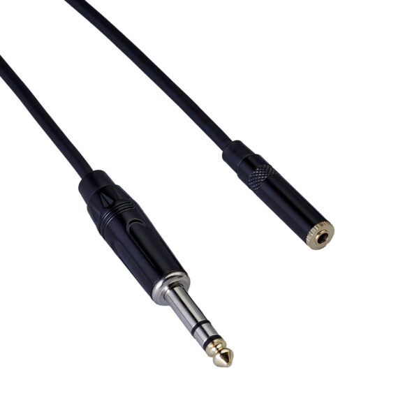 Cavo serie Rock-It per prolunga cuffie - jack Ø 6,3 mm stereo - presa jack Ø 3,5 mm stereo