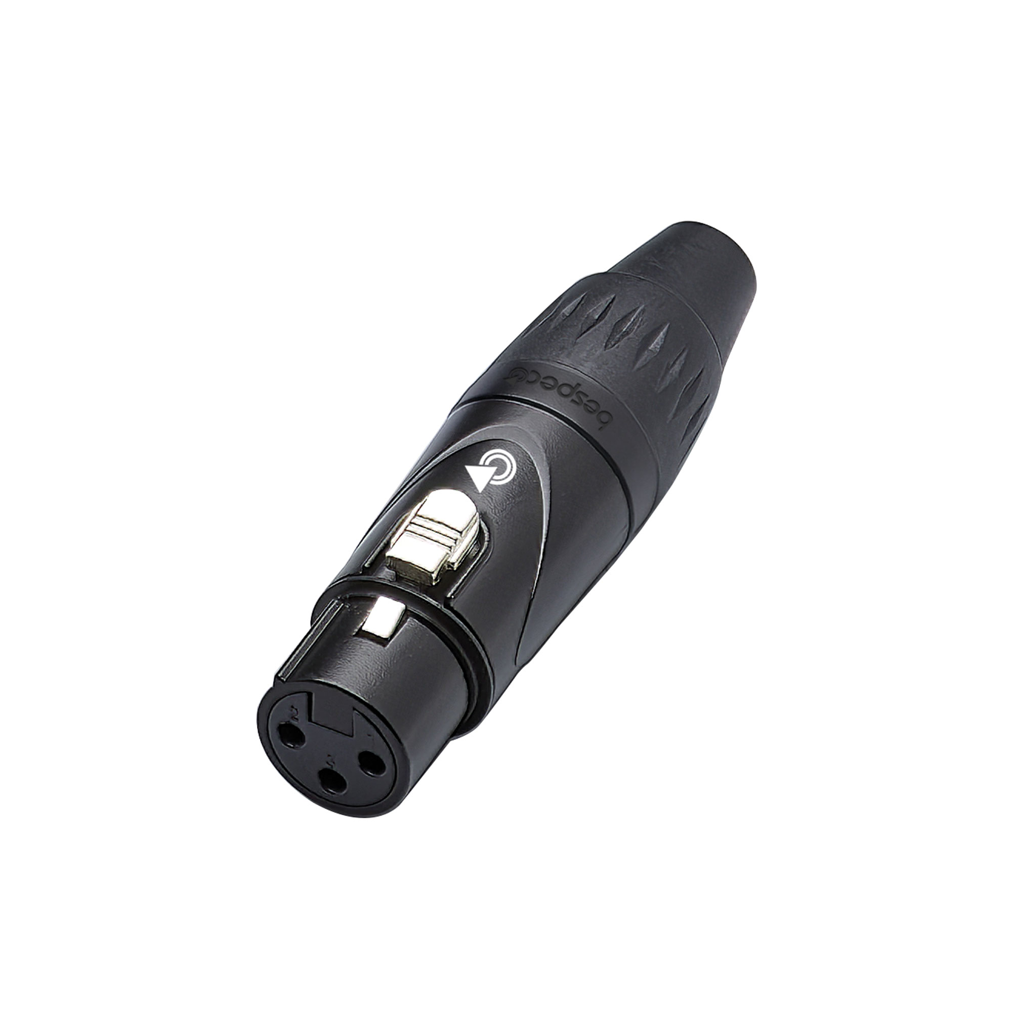BX3FB - Connettore Cannon XLR femmina volante - colore nero