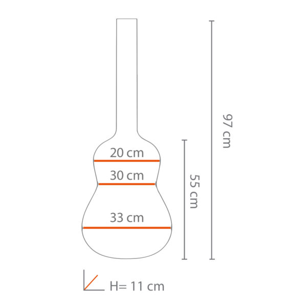 Bag essential per 3/4 - dimensioni