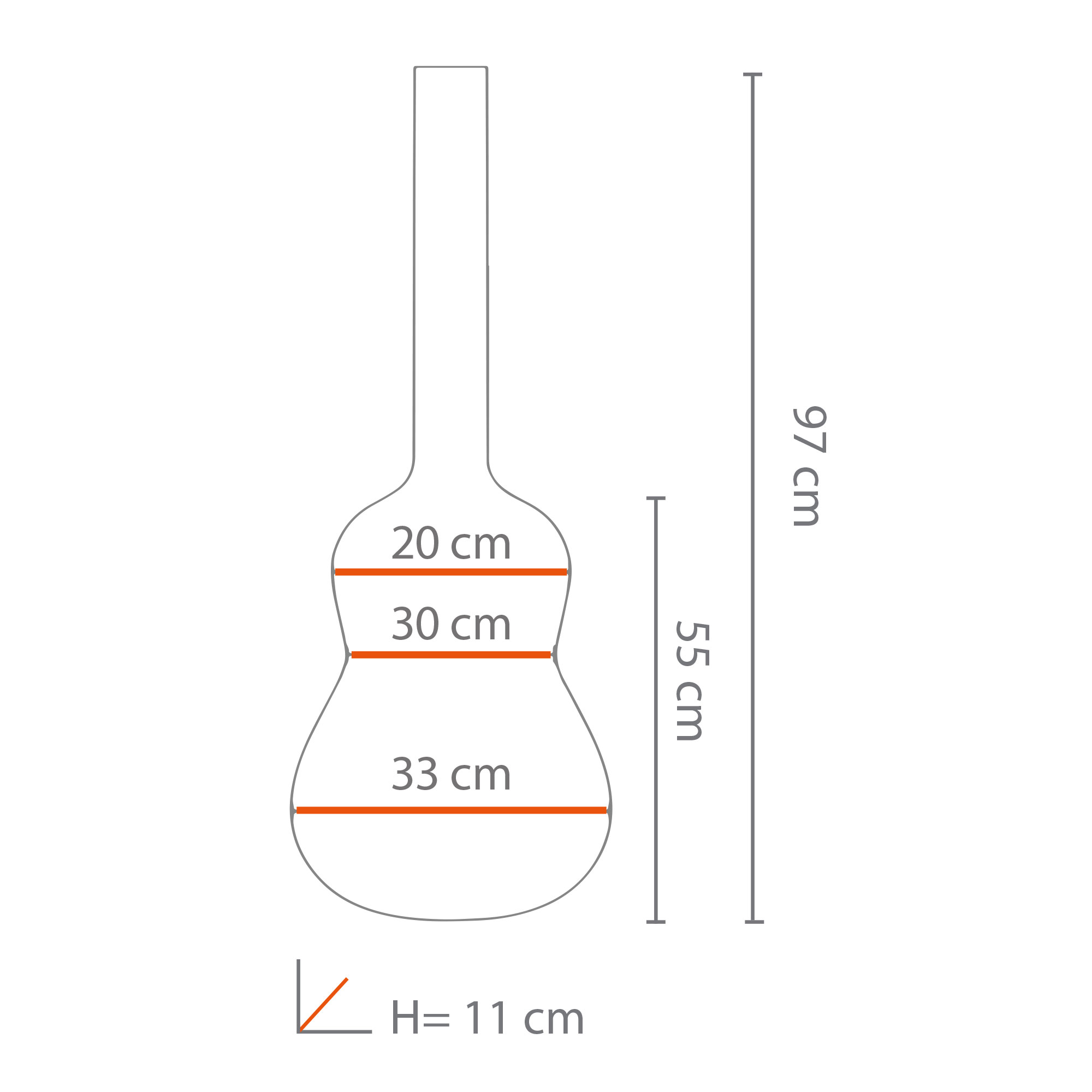 Bag essential per 3/4 – dimensioni