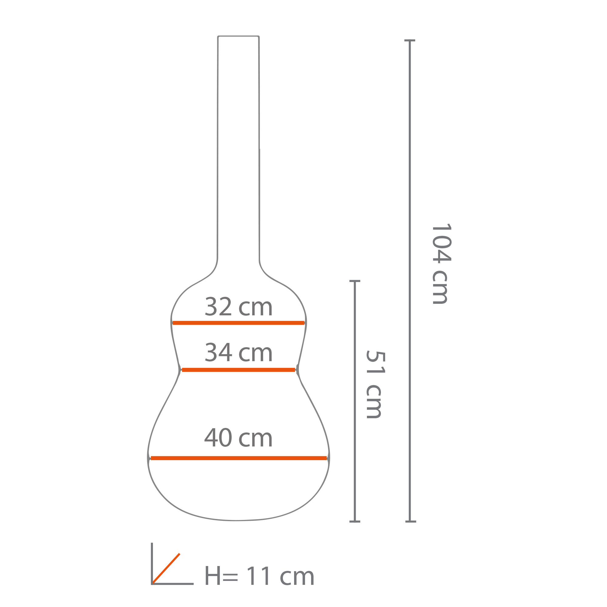 Bag essential per acustica – dimensioni