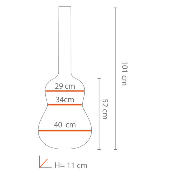 Bag essential per classica  - dimensioni