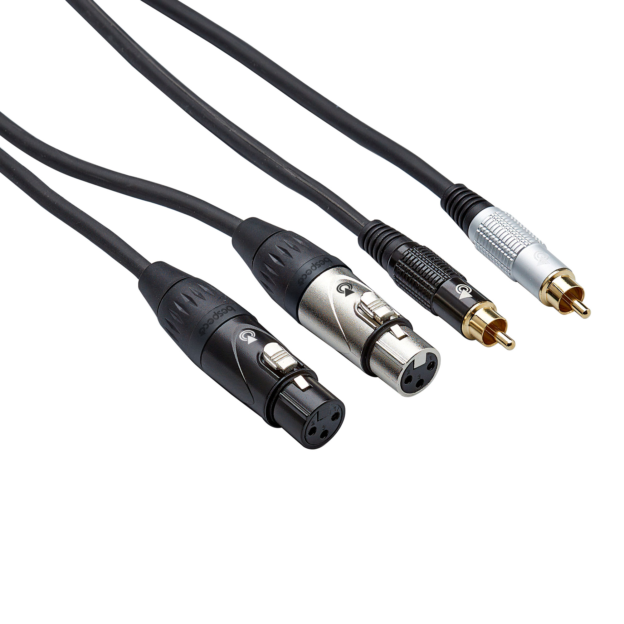 EAY2F2R500 - cavo assemblato serie Eagle Pro - 2 x RCA - 2 x Cannon Femmine