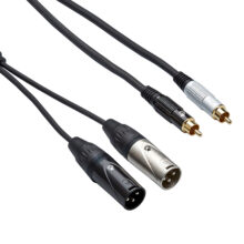 EAY2X2R500 - cavo assemblato serie Eagle Pro - 2 x RCA - 2 x Cannon Maschio