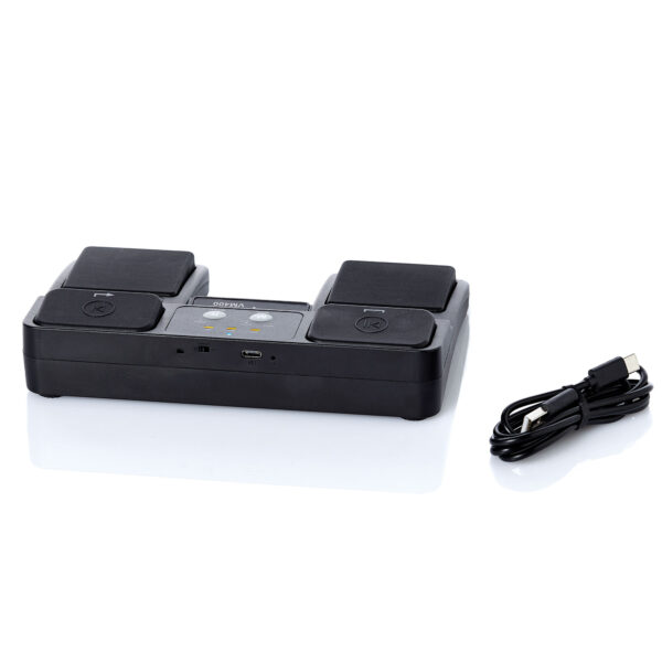 VM400 - Pedale wireless volta pagina e controllo multimedia player - retro