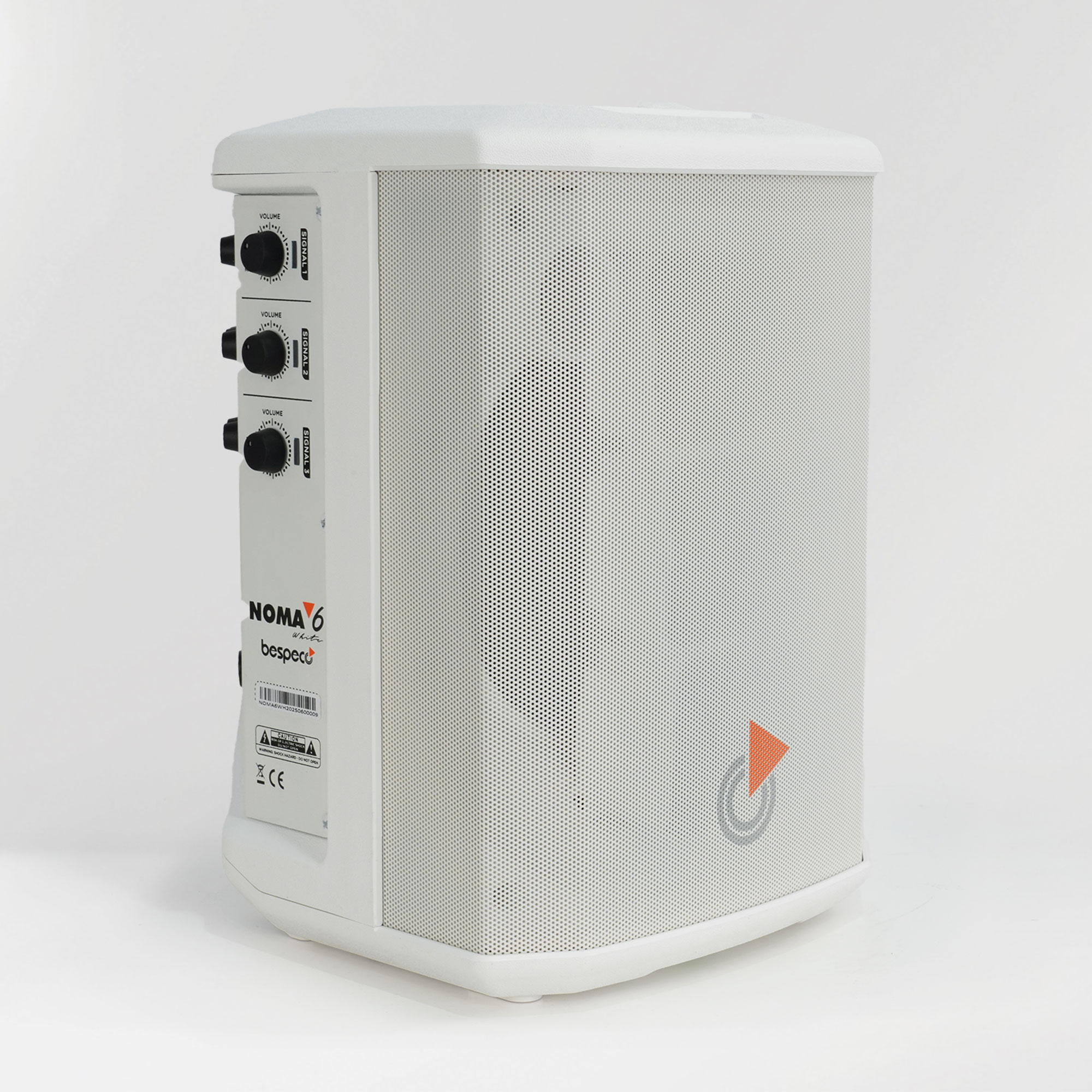 NOMA6 – altoparlante portatile multifunzione – colore bianco – vista 1