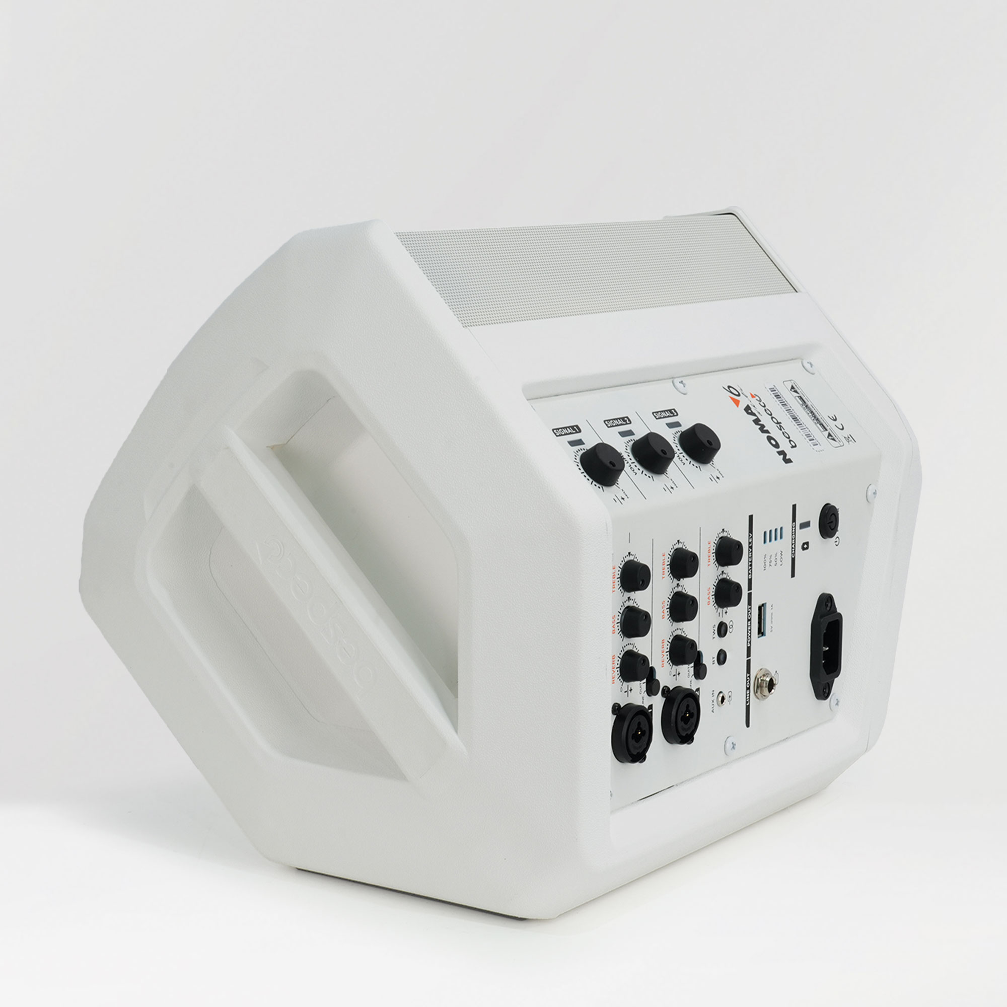 NOMA6 – altoparlante portatile multifunzione – colore bianco – vista 5