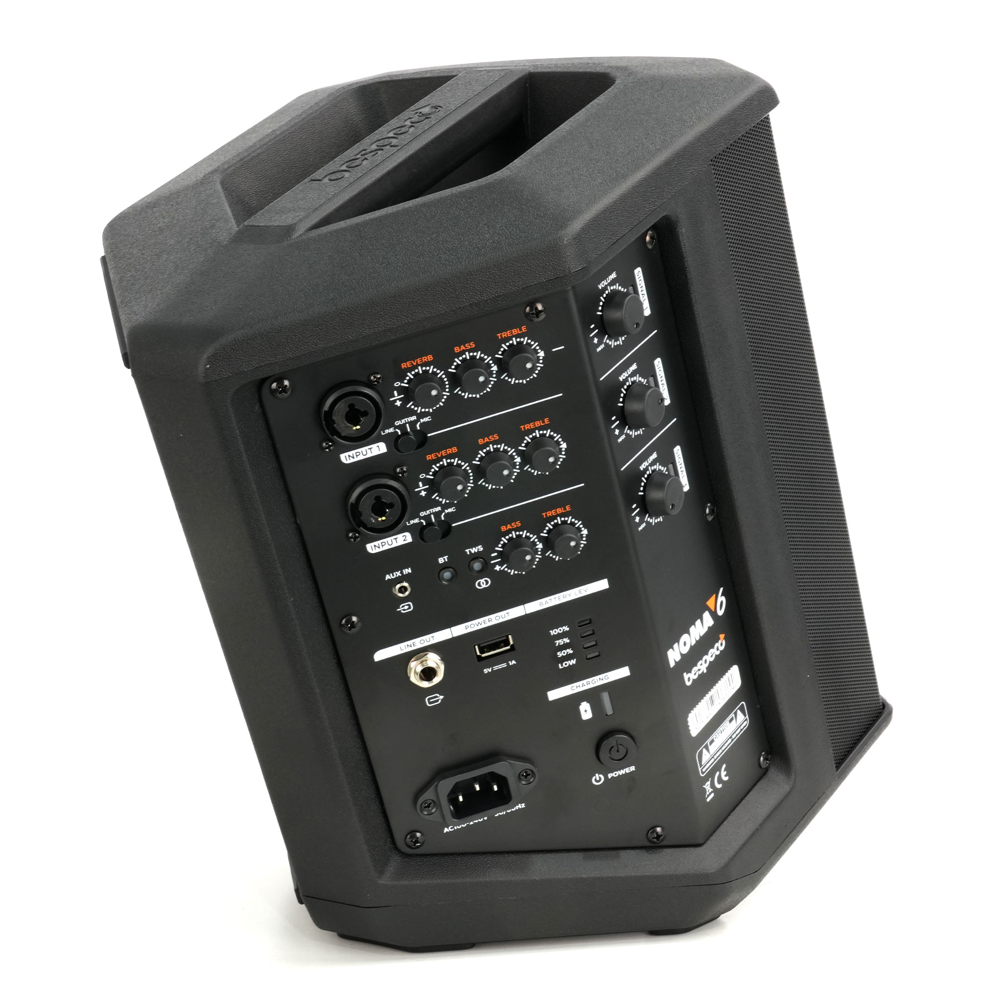 NOMA6 – altoparlante portatile multifunzione – colore nero – vista 3