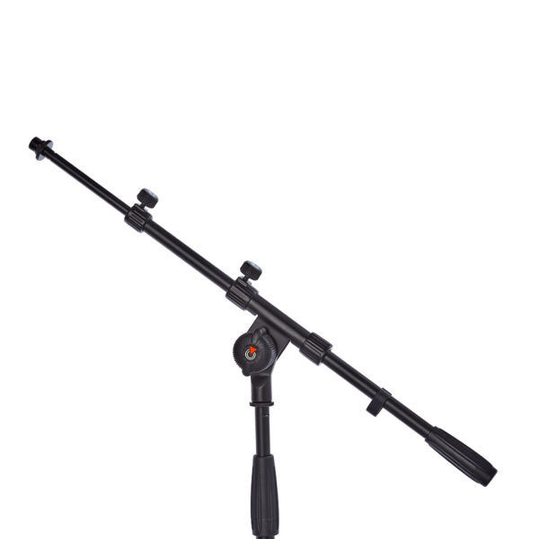 MS1NR - Asta microfonica professionale telescopica a giraffa, di dimensioni ridotte e base rotonda - telescopica