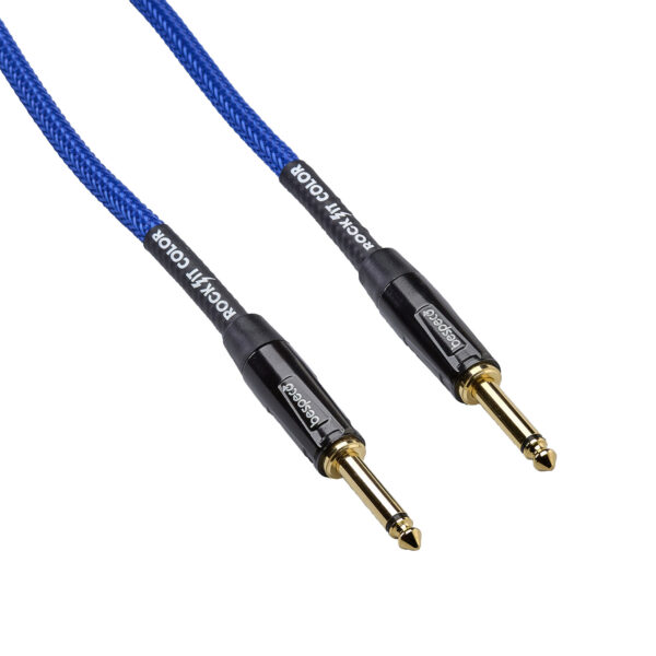 RKJJ450BL - Cavo assemblato serie Rock-It Color - Jack - Jack - Blu elettrico