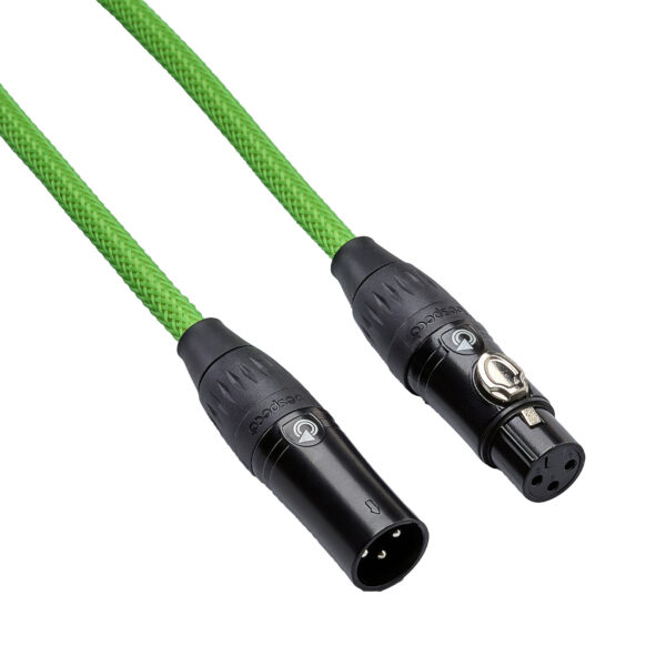 RKMB300GN - Cavo assemblato serie Rock-It Color - Cannon - Cannon - Verde Brillante