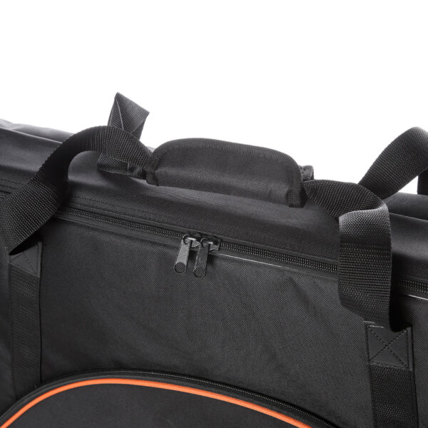 Maniglia borsa morbida per tastiera. Design 2026.